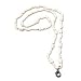 Advantus 75448 Decorative Lanyard ID Badge Holder with Snap Hook, 34 Long, Pearl