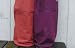 Barefoot Yoga 100% Cotton Canvas Mat Bags - Duffel Style - Eggplant
