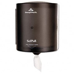 Georgia-Pacific 58205 SofPull Translucent Smoke Paper Towel Dispenser and 2 Rolls, Trial Kit (GEP58205) Category: Centerpull Paper Towel Dispensers