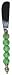 Decorative Spreader with Mint Green Glass Handles Set / 4