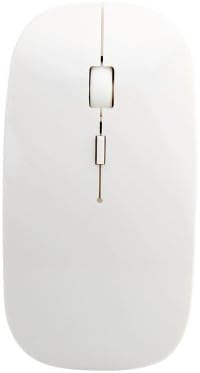 Accmart Slim 2.4ghz Wireless Optical Mouse Mice + USB 2.0 Receiver for Pc Laptop White