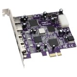 Sonnet Tango FireWire/USB PCIe Card (3-FireWire + 3 USB Ports) FWUSB2A-E