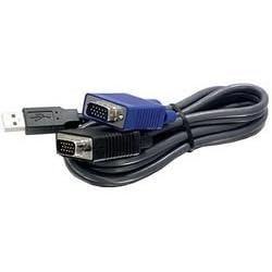 TRENDnet 10ft USB/VGA KVM cable (3.1m) (male to male)