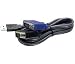 Electronics : TRENDnet 10ft USB/VGA KVM cable (3.1m) (male to male)