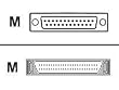 APC 3FT Apple SCSI Double Shielded DB25M/HD50M