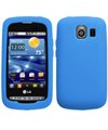 Lg Vortex VS660 Cell Phone Blue Silicone Case / Executive Protector Skin Co ....