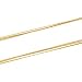 14K Yellow Gold Solid Five Strand Spiral Chain - 17 inches