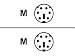 Dynamode - Data cable - 6 pin PS/2 (M) - 6 pin PS/2 (M) - 1.8 m
