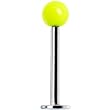 16 Gauge Yellow Neon Labret Monroe