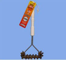 Brushtech B307C Spiral Wide-Faced 16-Inch Heavy-Duty Barbecue Grill Brush