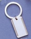 Sterling Silver Engraveable Key Ring