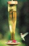 Outdoor Living : Schrodt Designs Model HBLG Gold Hummingbird Feeder