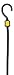 Tools & Hardware : Highland 93040 Black/Yellow Triple Strength Stretch Bungee Cord