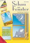 Schau ans Fenster. Gardinen aus Tonkarton.
