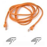 Belkin 14ft  CAT5E Orange Patch Cord Snagless