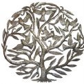 IMAGE OF Tree of Life Recycled Steel Drum Wall Hanging