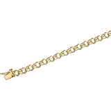 14K White Gold Charm Bracelet - 7 inches