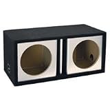 Atrend 12in Dual Vented Brushed Aluminum Empty Enclosure 1.93 SQ.FT. - Atrend 12DVR