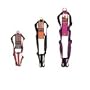 Adjustable Black Harness, 5/8" x 12-20"