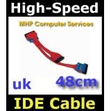 NEWLink: Round ATA133 IDE Cable - Red
