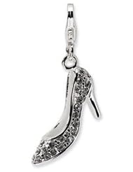New Amore La Vita Sterling Silver 3D High Heel Charm with Lobster Clasp