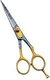 5.75 Inch Hair Acissors w/ Adjustable Tension Screw & Removable Finger Rest - AGS522
