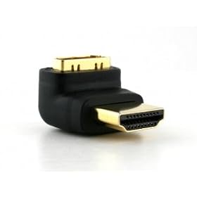 Cablesson� Right-Angle 270 Degree HDMI Adapter - Black