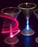 6 oz LED Light Up Flashing Martini Glass