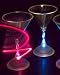 6 oz LED Light Up Flashing Martini Glass