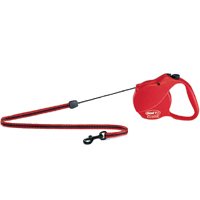 Flexi Usa Classic Cord-style Leash For Dogs Up To 44lb (red)
