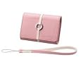Sony LCS-TWB/P Genuine Leather Soft Carrying Case for  Sony T100, T20, W55, W35, W90, & W80 (Pink)