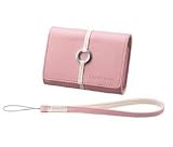Sony LCS-TWB/P Genuine Leather Soft Carrying Case for  Sony T100, T20, W55, W35, W90, & W80 (Pink)