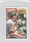 Joe Montana San Francisco 49ers (Football Card) 1987 Topps United Kingdom American Football #29