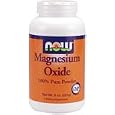 Magnesium Oxide by NOW Foods (400mg - 8 oz. Powder)