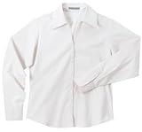 NEW Port Authority - Ladies Open Neck Blouse White-L