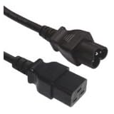 eXpansys IEC320-C6 Inlet to IEC320-C19 Connector Cable