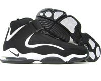 Nike Basketball Shoes-Nike Max Penny IV Black / Black / White Basketball Shoe-Mens Nike Basketball Shoes-Mens Basketball Shoes