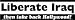 Liberate Iraq - then take back Hollywood! bumper sticker