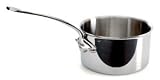 0.9 Qt Stainless Saucepan w/Lid - Mauviel M'Cook