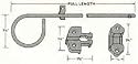 "18"" Table Leaf Leveler/lock"