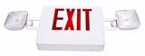 Fulham 10805 - FHEX24-W-D-R-RC 4 watt 120/277 volt LED White / Red Combination Exit Light