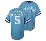 Kansas City Royals George Brett Authentic #5 Throwback Jersey