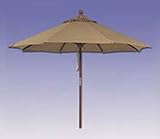 Three Birds 9 ft Patio Umbrella with Pulley Lift