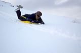 Surfster J-Bay Snow Sled / Snow Tube / Bodyboard Includes pump