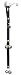 PoochieBells Solid Classic Black Dog Potty Training Doorbell