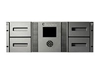 HP StorageWorks MSL4048 Ultrium 920 - Tape library - 19.2 TB / 38.4 TB - slots: 48 - LTO Ultrium ( 400 GB / 800 GB ) x 1 - Ultrium 3 - max drives: 4 - SAS - rack-mountable - 4U - barcode reader