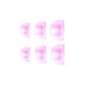 1 set, S/M/L - C- Pink- Earphones Plus Brand, Silicone Replacement Earphone / Earbud Cushions. PLUS Free Sample Pair of Earphones Plus Brand Memory Foam Ear Cushions