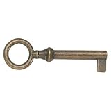 Skeleton Key Blank Antique Brass