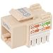 CAT5E Ivory Keystone Jack 568A/568B