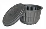 SCI Scandicrafts Steamed Pudding Mold with Lid 6-inch Diameter 5-Cup, Nonstick